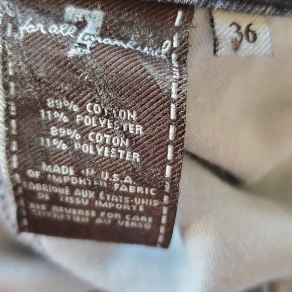 7 Seven For All Mankind Jeans Brett Bootcut Stretch Denim 36 Short - Picture 4 of 5